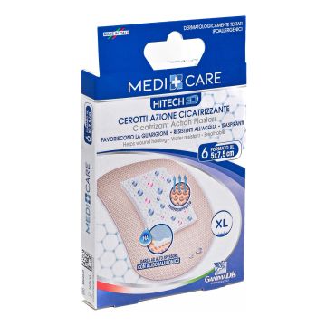Cerotto medicare cicatrizzanti 7,5x5 6 pezzi
