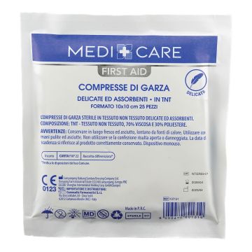 Garza tnt 10x10 cm 25 pezzi