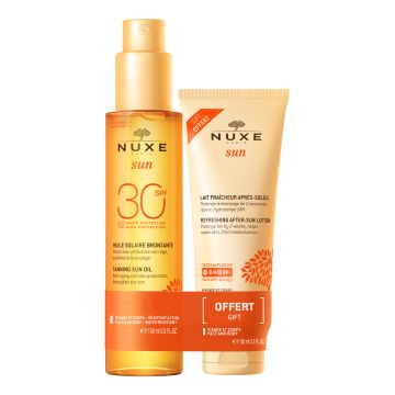Nuxe sun huile spf30 150 ml + latte doposole 100 ml offerto