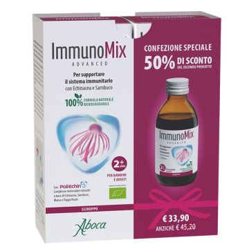Immunomix advanced sciroppo confezione speciale 2 pezzi Immunomix advanced sciroppo confezione speciale 2 pezzi