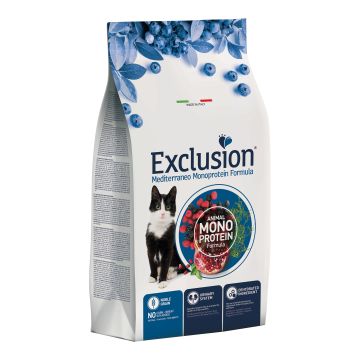 Exclusion Gatto Mediterraneo Adulto Manzo 12 Kg     Temporaneamente Mancante Dall'Azienda Produttrice