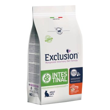 Exclusion Gatto Diet Intestinal Adulto Maiale & Riso 300 Gr