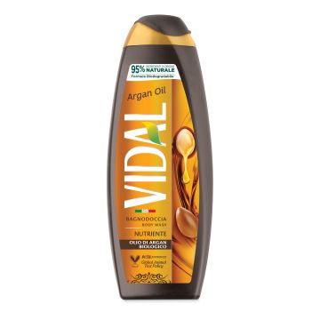 VIDAL - Argan Oil - Bagnodoccia Nutriente - Olio di Argan biologico 500 ml
