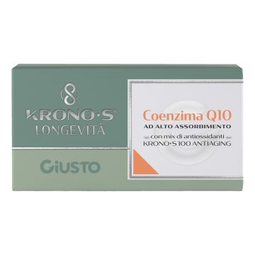 Giusto coenzima q10 kronos ad alto assorbimento 20 compresse
