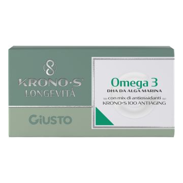Giusto omega 3 kronos dha da alga marina veg 10 bustine