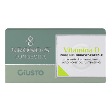 Giusto vitamina d kronos origine vegetale 30 compresse