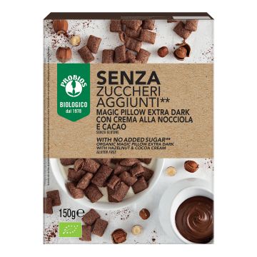 Probios magic pillow extra dark senza zuccheri aggiunti 150 g