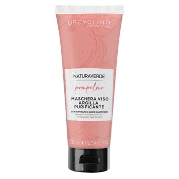 Natura verde upcycling pompelmo maschera viso argilla purificante 75 ml