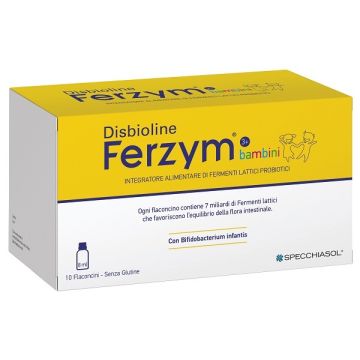 Disbioline ferzym bambini 10 flaconcini da 8 ml