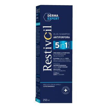 Restivoil derma expert shampoo antiforfora 5 in 1 250 ml