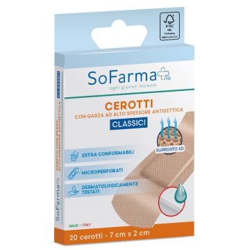 Cerotto classico sofarmapiu' 7x2 cm 20 pezzi