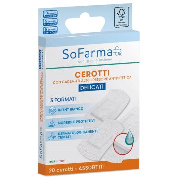 Cerotto delicato sofarmapiu' assortiti 20 pezzi