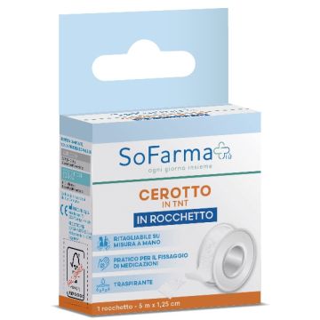 Rocchetto tessuto non tessuto sofarmapiu' m 5x1,25 cm