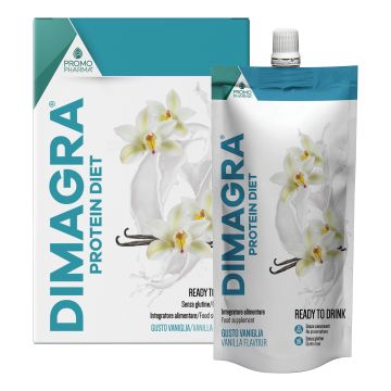 Dimagra protein diet vaniglia 7 pezzi da 220 g