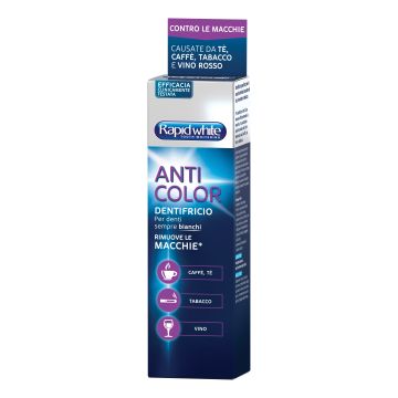 Rapid white dentifricio anticolor 75 ml