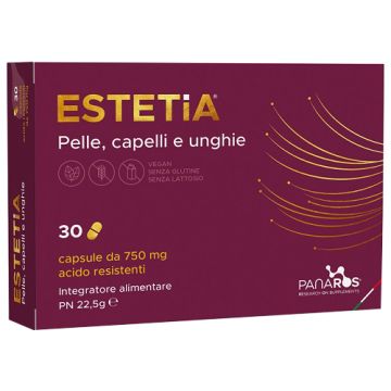 Panaros estetia pelli capelli e unghie 30 capsule Panaros estetia pelli capelli e unghie 30 capsule