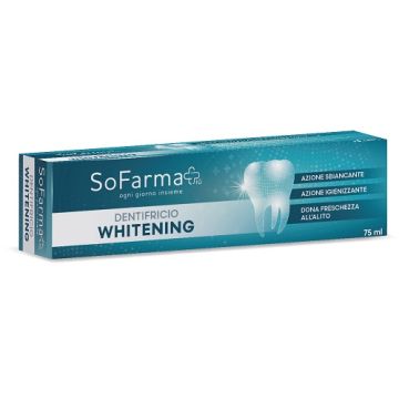 Sofarmapiu' dentifricio whitening 75 ml