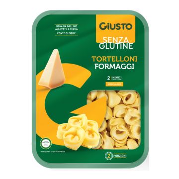 Giusto senza glutine tortelloni formaggi 250 g
