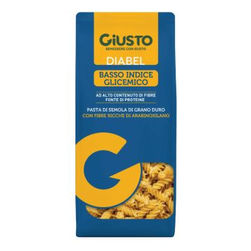 Giusto diabel basso indice glicemico pasta fusilli 400 g
