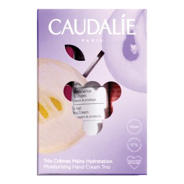 Trio crema mani cofanetto 2023 2 creme mains vinotherapist 30 ml + 2 creme mains the' des vignes 30 ml + 2 creme mains rode de vigne 30 ml