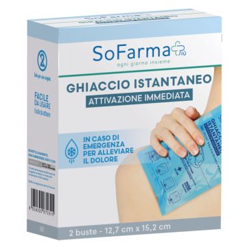 Ghiaccio istantaneo sofarmapiu' 2 pezzi