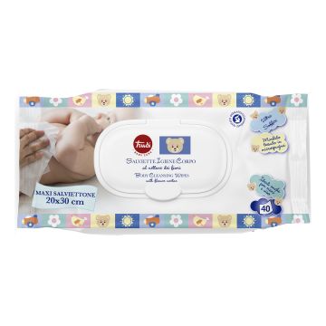 Trudi baby care salviettine igiene corpo 40 pezzi