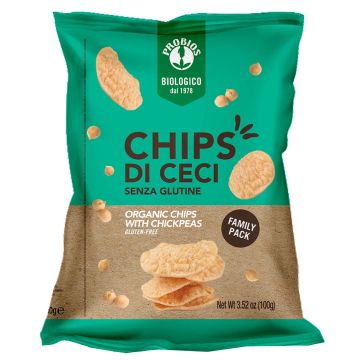 Probios chips di ceci 100 g pack risparmio