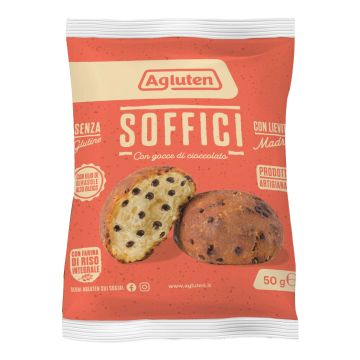 Agluten soffici gocce di cioccolato 50 g