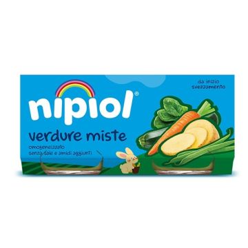 Nipiol omogeneizzato verdure miste 2 pezzi da 80 g