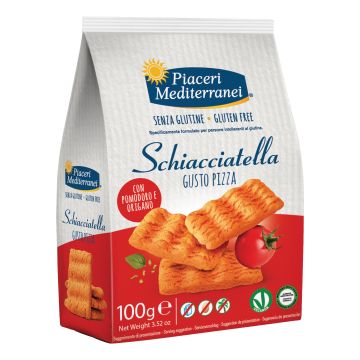 Piaceri mediterranei schiacciatella pizza 100 g