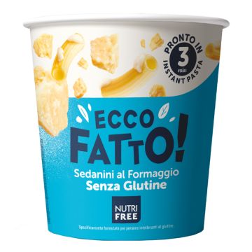 Nutrifree ecco fatto sedanini al formaggio 70 g