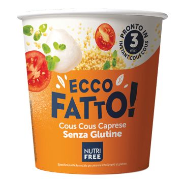 Nutrifree ecco fatto cous cous caprese 70 g