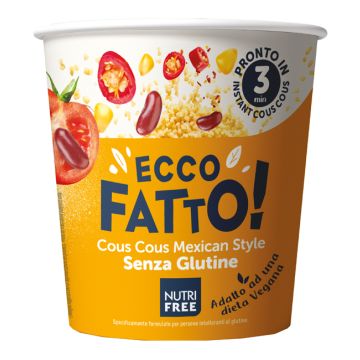 Nutrifree ecco fatto cous cous mexican style 70 g