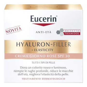 Eucerin Hyaluron Filler+ Elasticity Rose Crema Antietà SPF30 50 ml