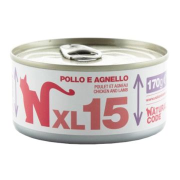 Natural code pollo e agnello umido gatto lattina 170 g