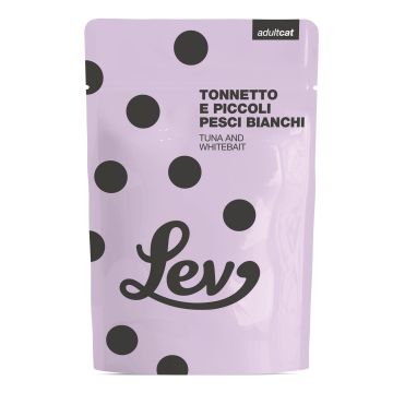 Lev tonnetto piccoli pesci bianchi busta 60 g