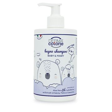 Dermacotone bagno shampoo 2 in 1 corpo e capelli baby & mamy 500 ml