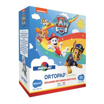 Cerotto occlusore per terapie ortottiche paw patrol regular 85x59 mm 20 pezzi