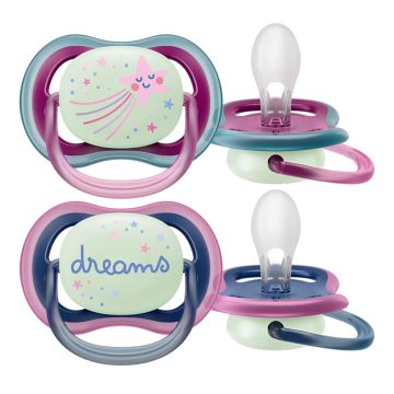 Succhietto avent ultra air night time 6-18m stella cometa/dreams