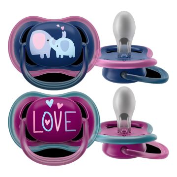 Succhietto avent ultra air 18m+ elefanti/amore