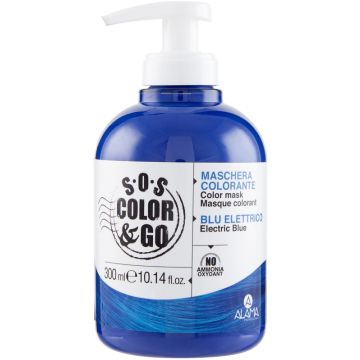 ALAMA - SOS color & Go - maschera colorata condizionante - blu elettrico
