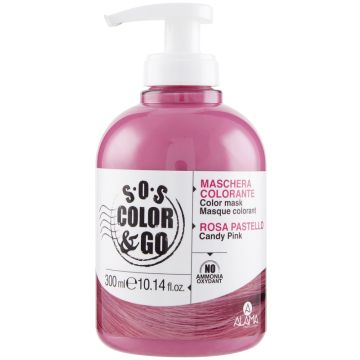 ALAMA - SOS color & Go - maschera colorata condizionante - rosa pastello
