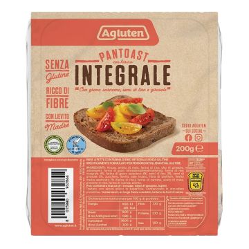 Agluten pantoast farina integrale 200 g
