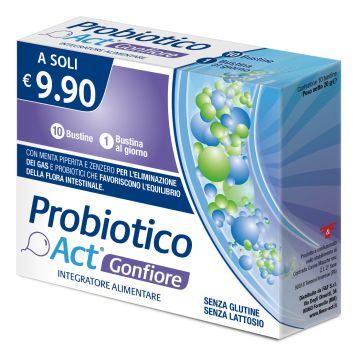 Probiotico act gonfiore 10 bustine