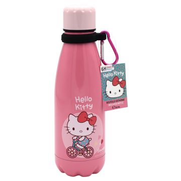 Take care hello kitty ss bottle with hook 350 ml Take care hello kitty ss bottle with hook 350 ml