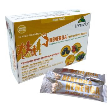 Henerga pappa reale 10 stick da 10 ml