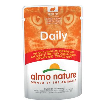 Daily cat multipack pollo/manzo/anatra 70 g