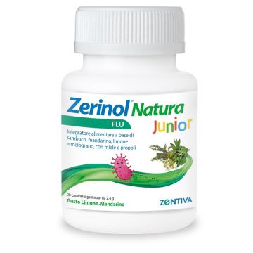 Zerinol natura flu junior 20 caramelle gommose
