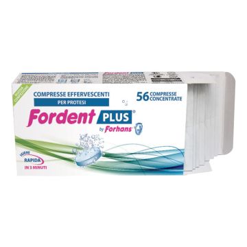 Fordent plus 56 compresse concentrate per dentiere e apparecchi ortodontici