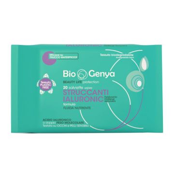 Biogenya struccante salviettina ialuronico 20 pezzi